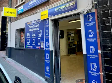 Taller InfoRepuestos de reparación de móviles, ordenadores y consolas en Madrid